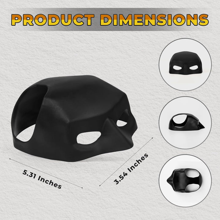 Superhero-Inspired Bat-Style Cat Mask – Adjustable Lightweight Halloween Costume for Cats, Funny Pet Cosplay Accessory for Parties, Photos & Dress-Up