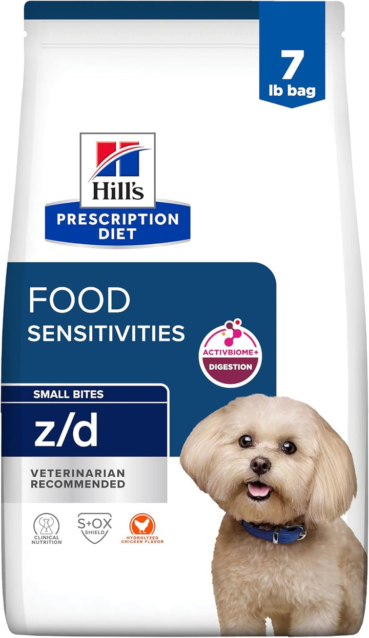 Z/D Skin/Food Sensitivities Hydrolyzed Dry Dog Food, Veterinary Diet, 25 Lb. Bag