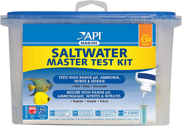 FRESHWATER MASTER TEST KIT 800-Test Freshwater Aquarium Water Master Test Kit, White, Single, Multi-Colored