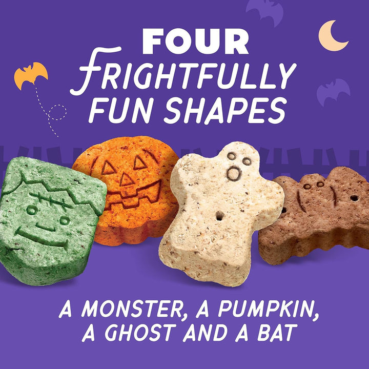 Limited Edition Halloween Spooky Biscuit Dog Treats, 24 Ounce Pail