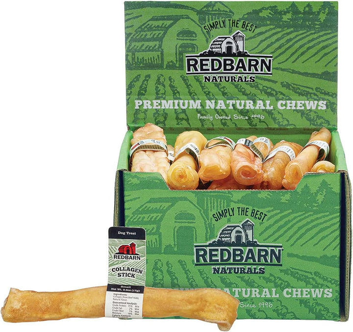 All-Natural Large 12" Beef Collagen Sticks for Dogs - Long Lasting Low-Odor Alternative to Traditional Rawhide & Bully Sticks - Supports Healthy Joints, Skin, & Coat - 3 Pack