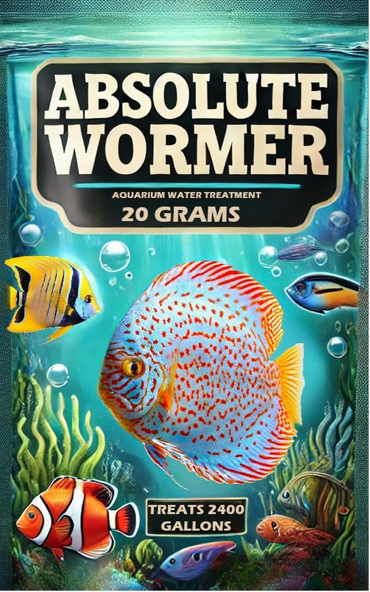 Freshwater and Saltwater Fish Powder Medication. with Parasites and Flukes. (5G - Treats 600 GALLONS)