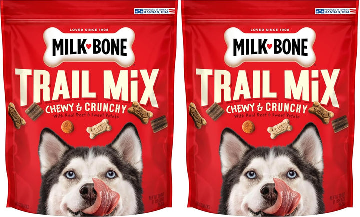 Trail Mix Chewy & Crunchy Dog Treats, Real Beef & Sweet Potato, 20 Ounce