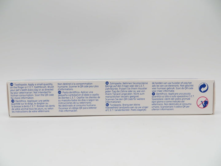 C.E.T. Enzymatic Toothpaste, Eliminates Bad Breath by Removing Plaque & Tartar Buildup, Best Pet Dental Care Toothpaste, Poultry Flavor, 2.5 Oz Tube