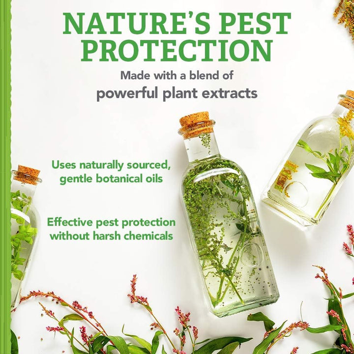 Repellent Flea and Tick Collar for Dogs and Puppies, 4 Month Flea & Tick Treatment for Dogs, Repels Pests with Botanical Oils, Water Resistant, Neck Size up to 20 Inches