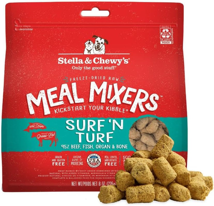 Freeze-Dried Raw Chicken Meal Mixers- Dog Food Topper and Mixer - Made with 95% Cage-Free Chicken, Organs & Bone - Perfect for Picky Eaters - Grain-Free - 3.5Oz