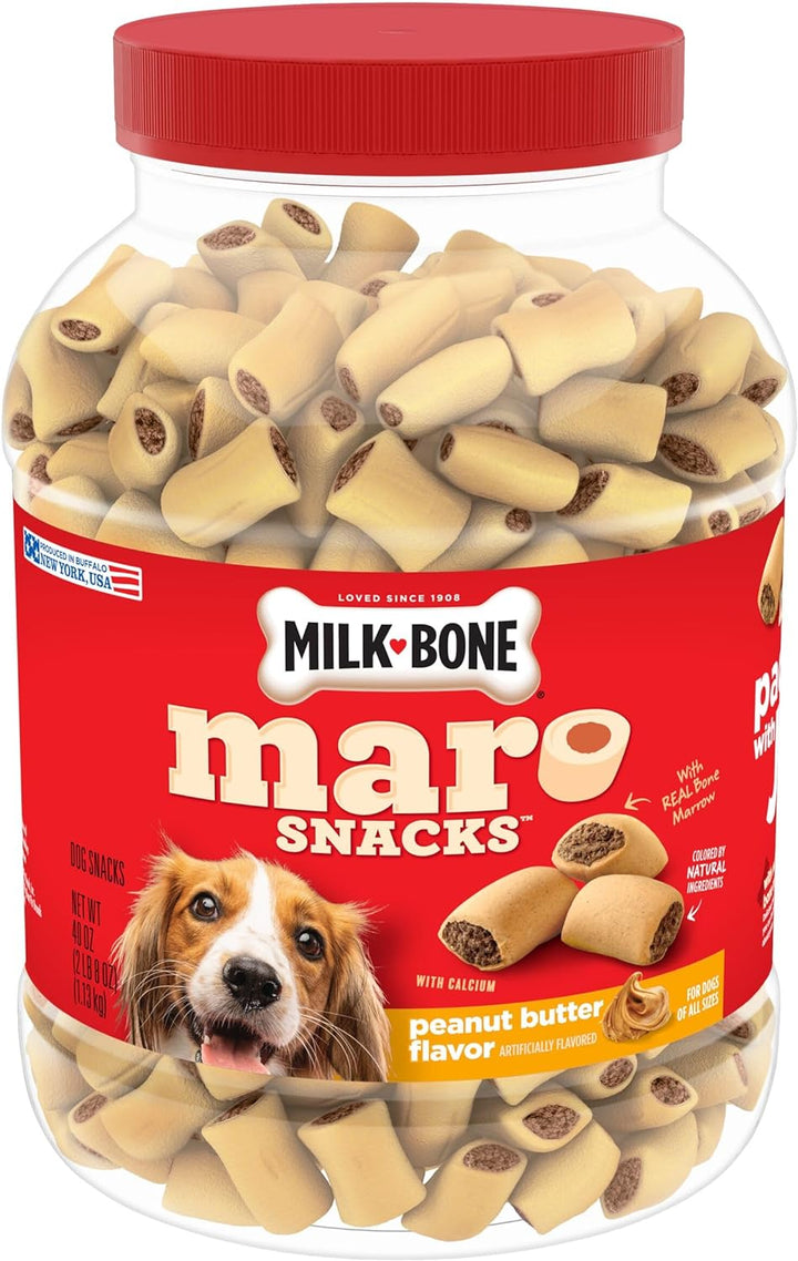 Marosnacks Small Dog Treats with Bone Marrow, 40 Ounce Container