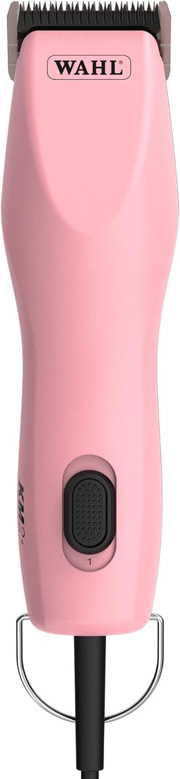 Pro Animal KM2+ Corded Clipper - Pet Clippers for Cats, Dogs & Horses - Premium Grooming Tools - 2 Speeds & 14-Foot Cord - Pink