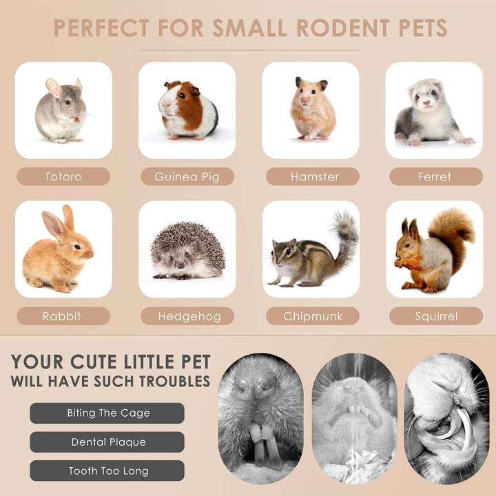 Timothy Hay Sticks for Rabbits 38PCS, Natural Timothy Grass Molar Teeth Stick Chew Toys for Bunnies Chinchillas Guinea Pigs Hamsters and Other Small Animals Treats