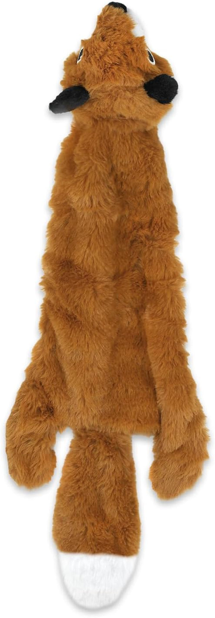 2-In-1 Stuffless Squeaky Dog Toys with Soft, Durable Fabric for Small, Medium, and Large Pets, No Stuffing for Indoor Play, Supports Active Biting and Play - 4 Figures, Small