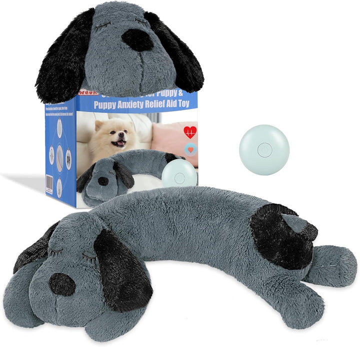 Heartbeat Puppy Toy, Comfort Cuddler Pillow, Dog Anxiety Relief Calming Aid,Heartbeat Stuffed Toy for Dogs,Puppy Heartbeat Toy Sleep Aid,Dog Heartbeat Toy for Pet