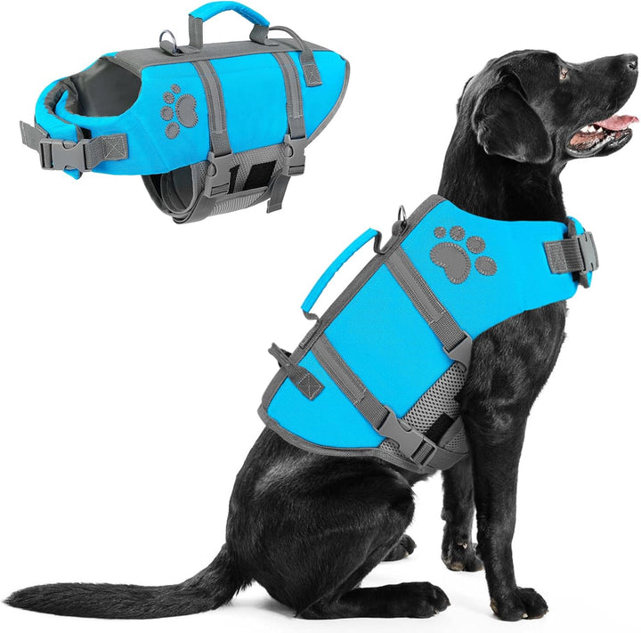 XS Dog Life Jacket, Puppy Life Jackets for Small Dogs, Small Doggie Life Vest for Swimming, Lightweight Extra Small Dog Swim Vest with Handle, Puppy Life Vest for Boating, Cat Lifevest