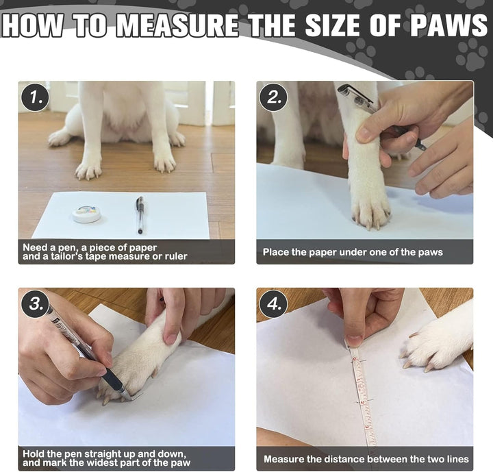 6Pcs anti Slip Dog Socks to Prevent Licking Paws, Dog Shoes for Hot Pavement, Double Sides Dog Boots & Paw Protectors Booties for Hardwood Floors with Grippers Small Medium Large Senior Dog