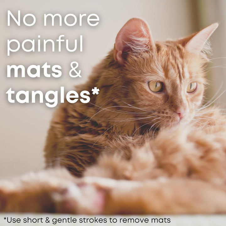 Dematting Comb for Cats and Dogs, Mat Remover and Deshedding Grooming Tool, Safe Detangler for Matted Fur, Double Sided Undercoat Rake