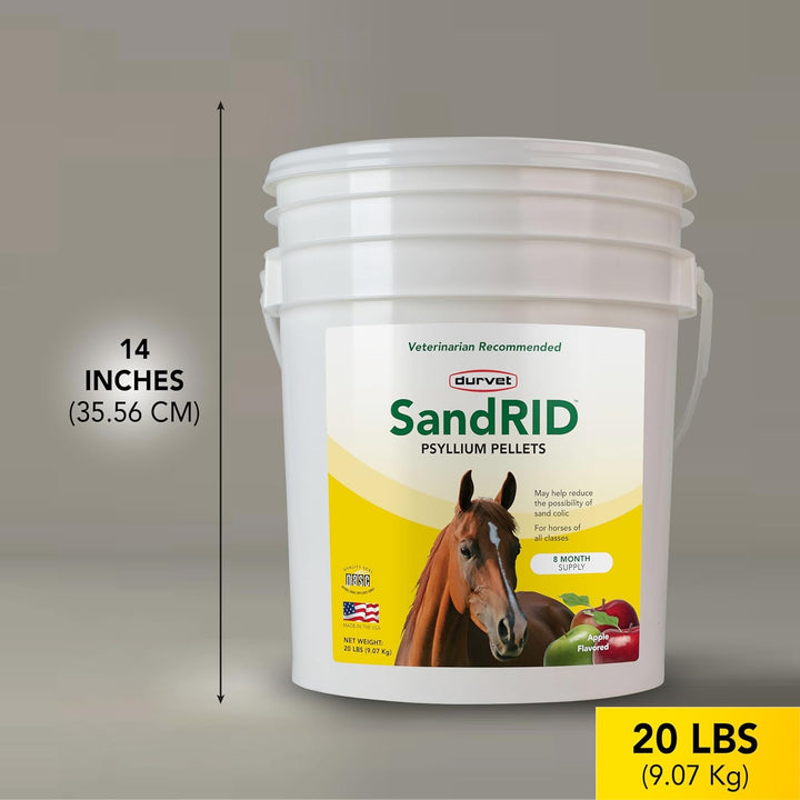 /Equine 699629 Sandrid Psyllium Pellets for Equine, 20 Lb
