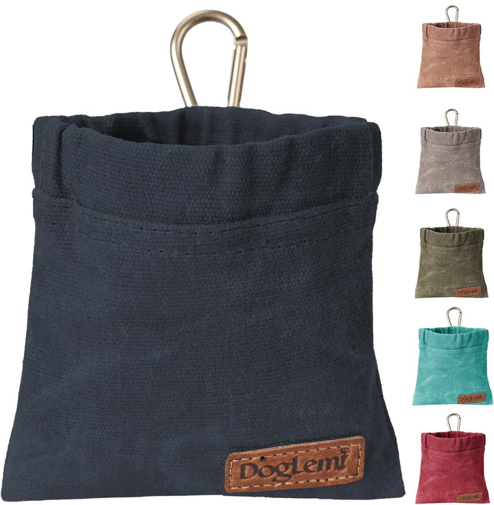 Dog Treat Pouch,Portable Puppy Dog Training Treat Bag,Hand Free Dog Walking Bag,Auto Closing Pet Feed Snack Reward Pocket,Dog Food Dispenser for Pet Puppy Travel or Outdoor Use