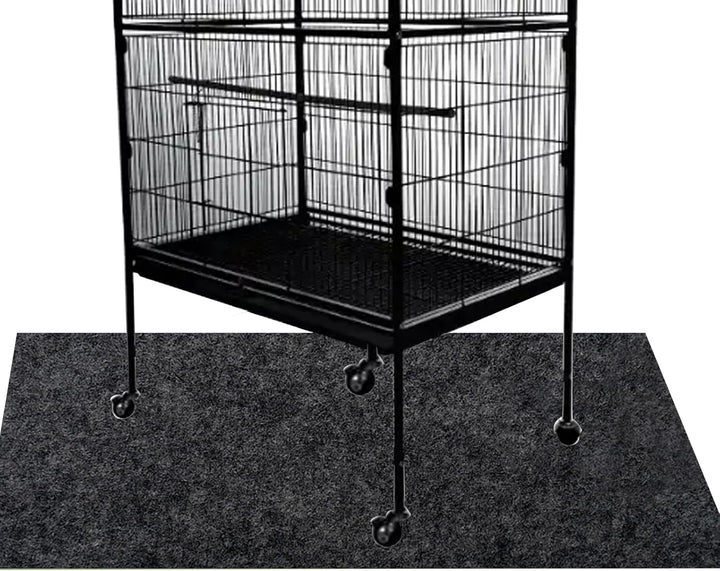 Bird Cage Floor Mat, 30X36 Inch Waterproof under Pet Cage Liner Mat for Kennel Training, Reptile Aquariums, Non-Slip Felt Mat to Protect Floors