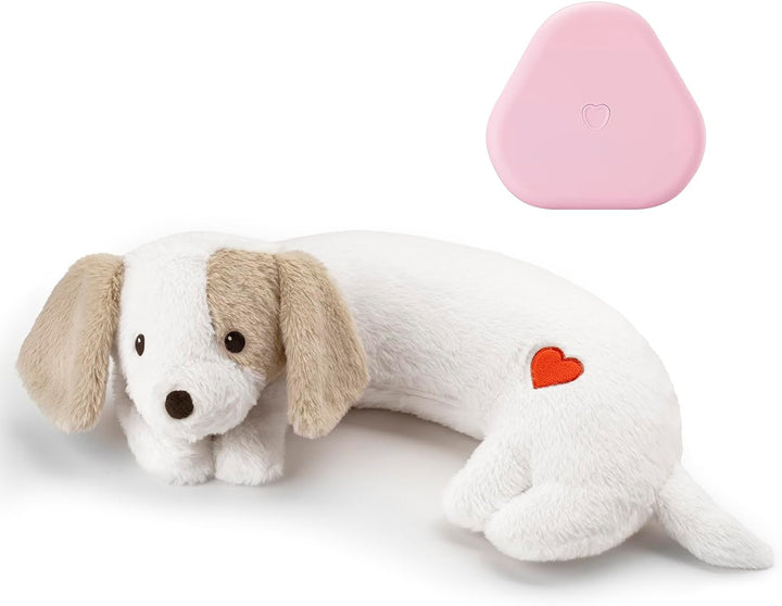 Heartbeat Toy Puppy Heartbeat Stuffed Animal Heartbeat Plush Toy for Puppy, Dog Heartbeat Toy for Pet Anxiety Relief Behavioral Sleep Aid Crate Kennel Training Puppy Cuddly Comfort Toy…