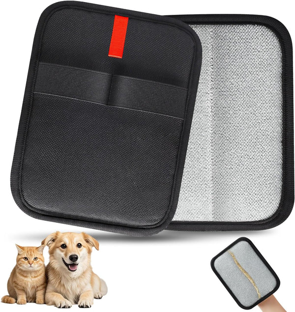 1 Pcs Static Pet Hair Removal Glove, Reusable Electrostatic Pet Cat Dog Hair Remover Grooming Gloves Brush Tool for Couch, Furniture, Carpet, Car Seat