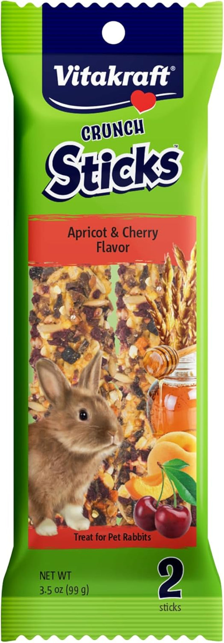 Crunch Sticks Rabbit Treat - Carrot and Honey - Rabbit Chew Sticks (Wild Berry & Honey)