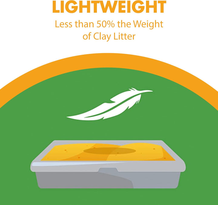 Feline Pine Platinum Non-Clumping Cat Litter, Feline Pine Cat Litter 18Lb