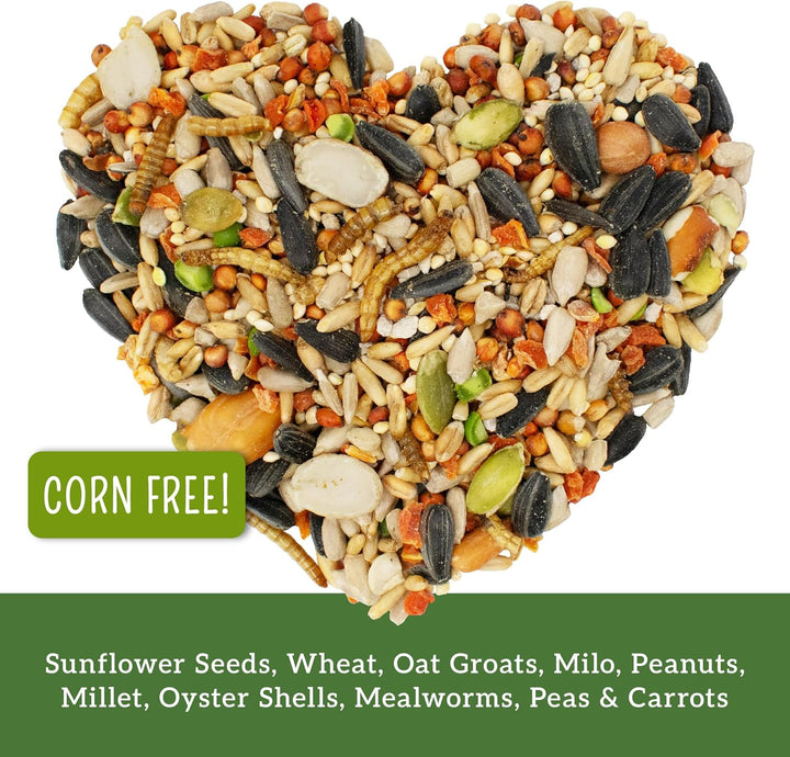 : Chicken Snacks - Veggies & Worms - 5Lb Bag - Global Harvest, Gourmet Multi-Grain Treats, Corn-Free, Nutritious & Protein Rich Mealworms