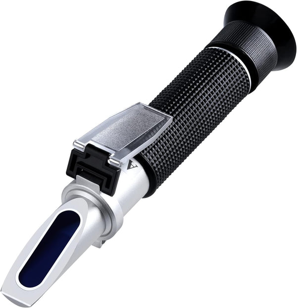 Aquariums Salinity Refractometer for Seawater Marine Fish-Keeping, Dual Scales Specific Gravity Salinity Meter Hydrometer 0-100Ppt & 1.000-1.070, Saltwater Tester with ATC Function