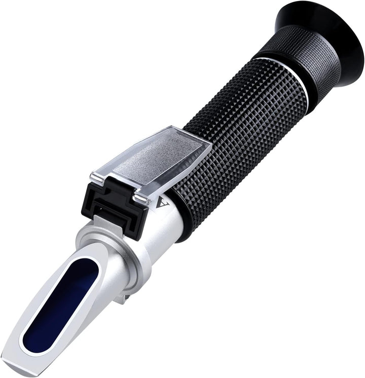 Aquariums Salinity Refractometer for Seawater Marine Fish-Keeping, Dual Scales Specific Gravity Salinity Meter Hydrometer 0-100Ppt & 1.000-1.070, Saltwater Tester with ATC Function