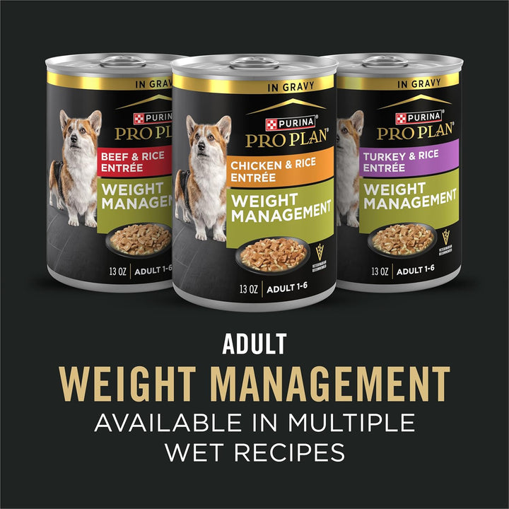 Weight Management Dog Food Dry, Shredded Blend Chicken and Rice Formula - 34 Lb. Bag