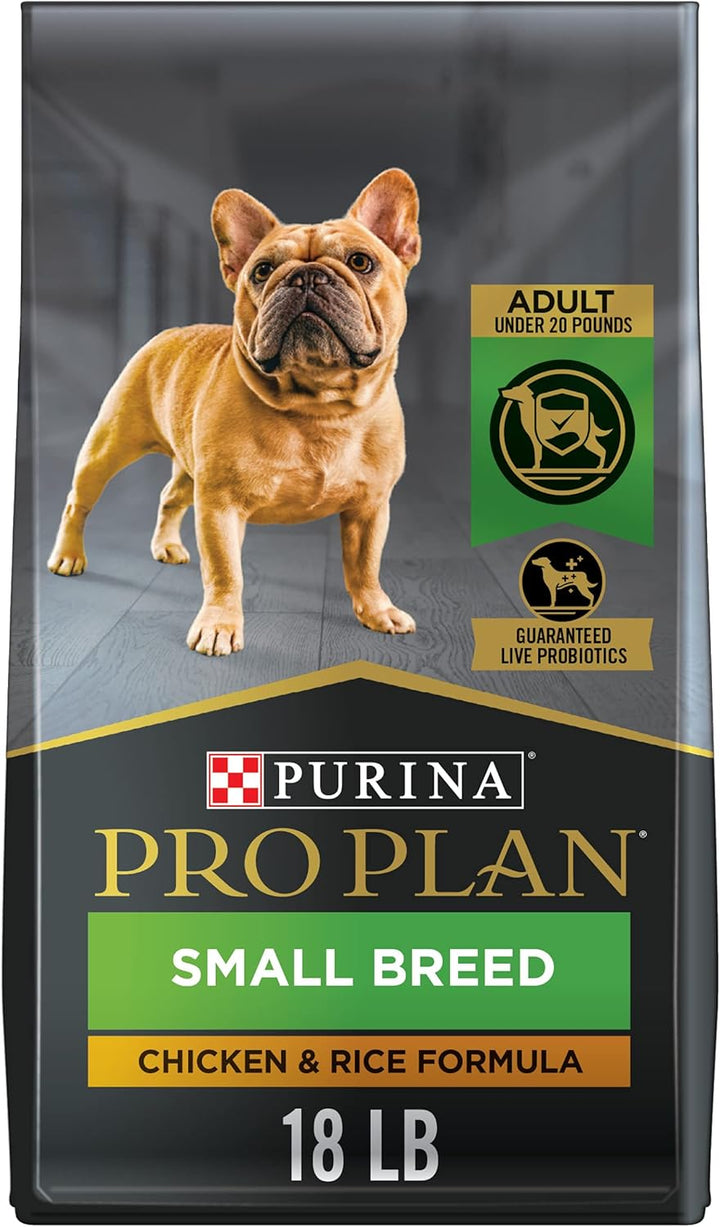Small Breed Dog Food with Probiotics for Dogs, Shredded Blend Chicken & Rice Formula - 6 Lb. Bag