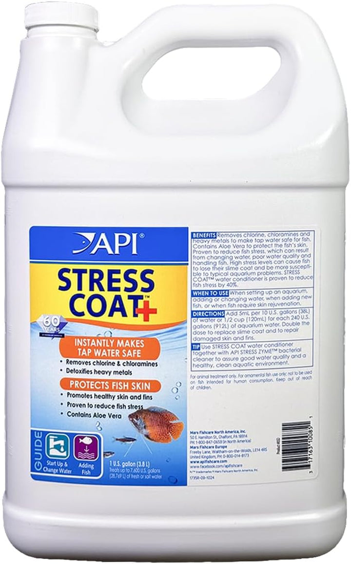 STRESS COAT Aquarium Water Conditioner 16-Ounce Bottle