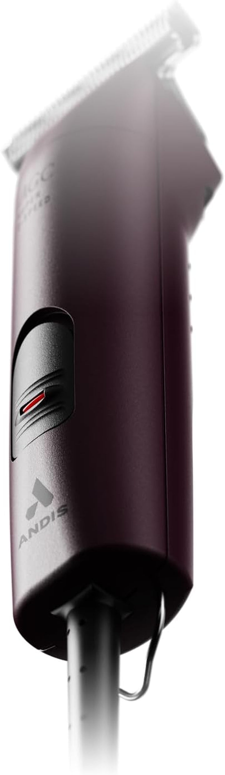 23330 Professional AGC Super 2-Speed Horse Clipper with Detachable Blade - Cool & Quiet Running Design - Includes Ultra Edge Size T-84 Blade for Complete Horse Grooming - Burgundy