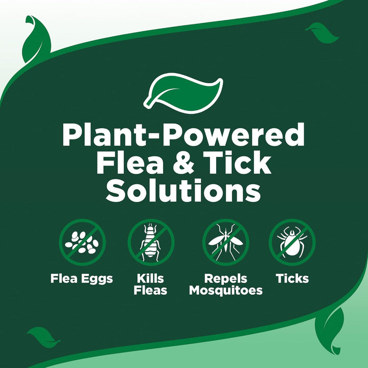 Natural Flea and Tick Collar for Dogs – Natural Repellent Collar with Plant-Based Ingredients – Flea and Tick Prevention and Treatment – Fits Small to Large Dogs – up to 20” Neck Size