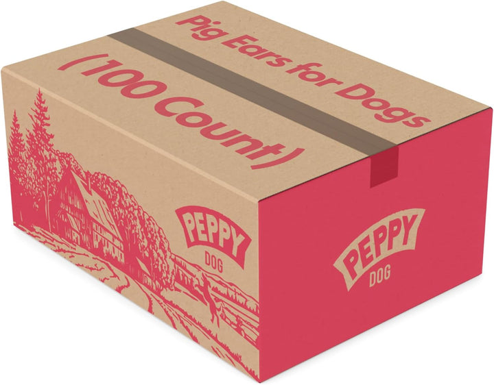 Pig Ears for Dogs (100 Count) | Single Ingredient Dog Chews | Healthy Pig Ears | Natural Treats | Rawhide Alternative | Healthy Treats for All Dogs