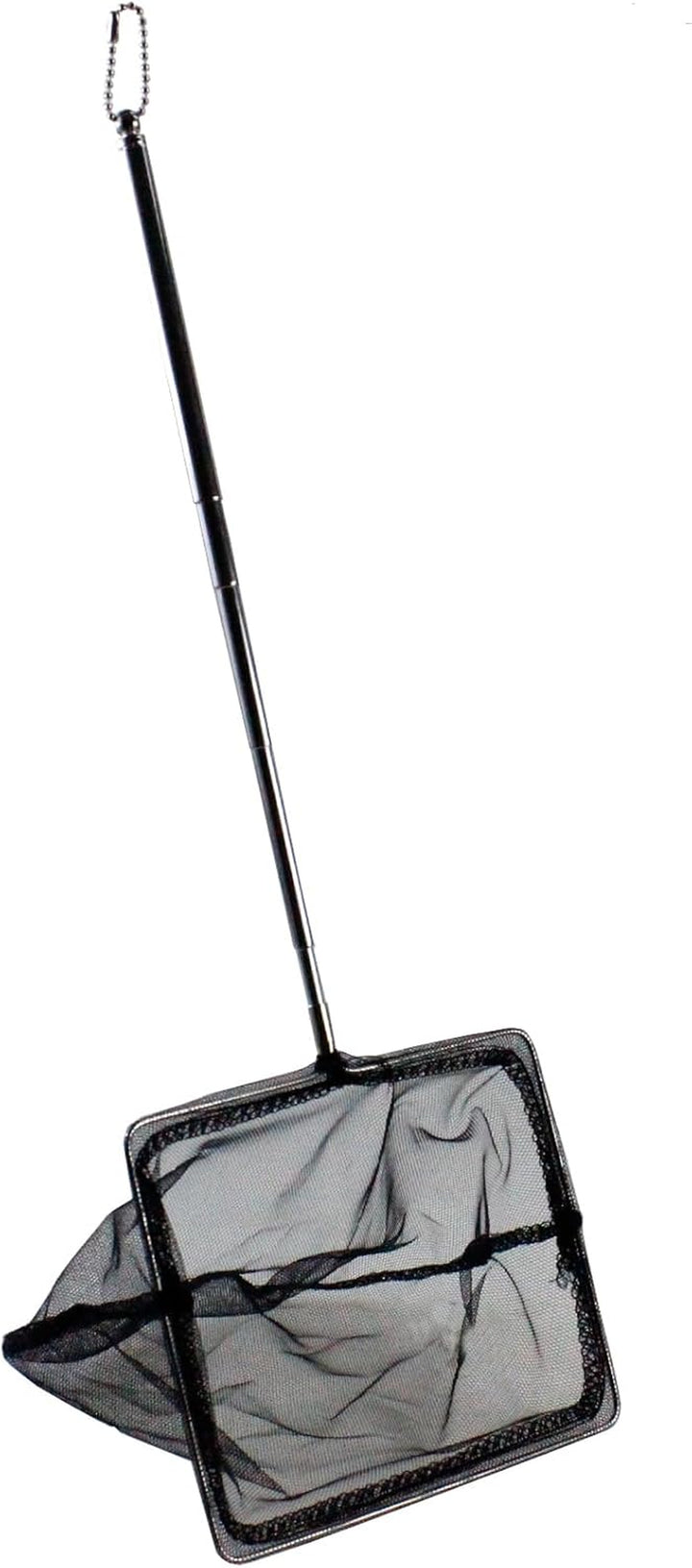 Aquarium Net with Extendable Long Handle, Adjustable Wastes Skimming Cleaning Tools for Fish Tanks, 3 Inch