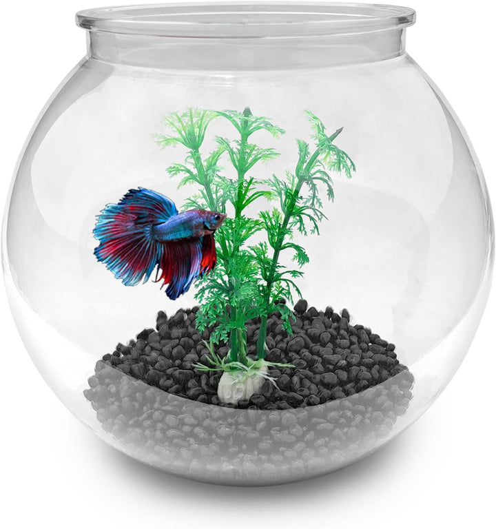 Mini Plastic Aquarium Fish Bowls (0.8Gallon / 3L)