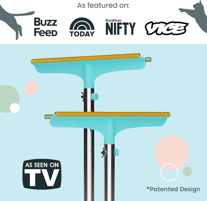 er Xtra Pet Hair Removal Tool: Reusable Carpet Rake with Telescopic 60" Handle - as Powerful as er Pro Pet Hair Remover, but Made for Carpets, Curtains - Don'T Bend Don'T Kneel