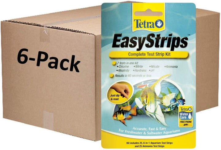Easystrips, Complete Aquarium Test Strips, Water Testing, 25 Count
