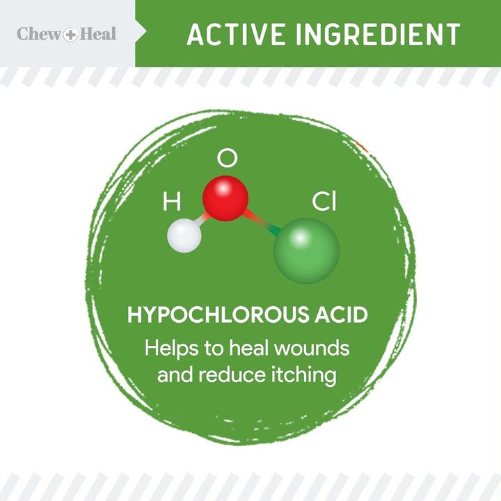 Hypochlorous Acid Spray for Dogs – 4Oz Dog Wound Spray for Cuts, Burns, Sores, Abrasions, and More – Non Toxic and Chemical Free HOCI Wound Care – Made in the USA
