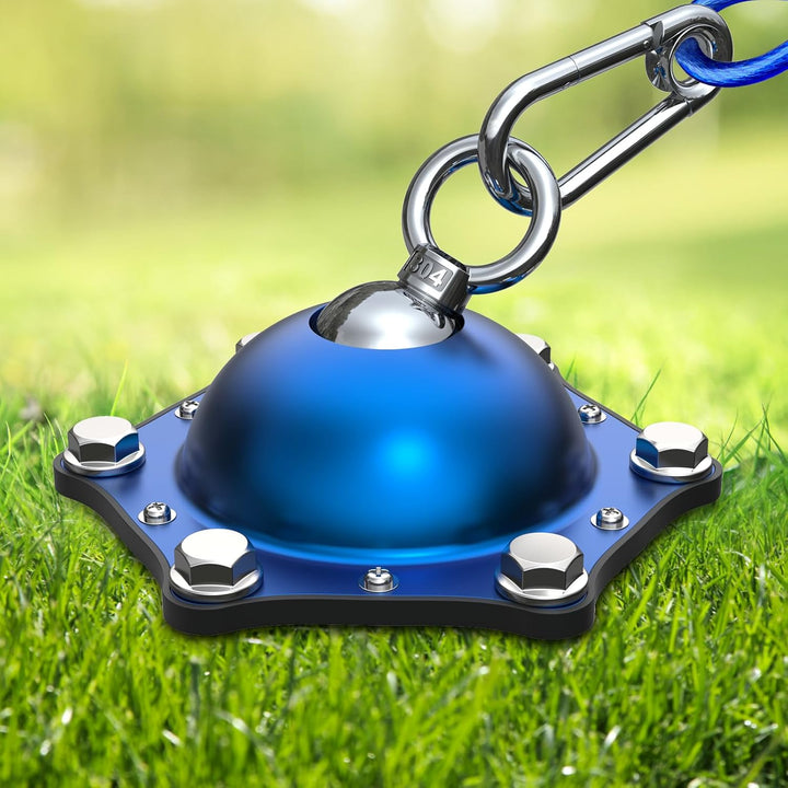 Dog Tie Out Cable and Stake for Camping,360°Swivel Dog Run- No Tangle,With 30FT Heavy Duty Cable, Runner for Yard - up to 150Lbs,Ideal for Outdoor Camping