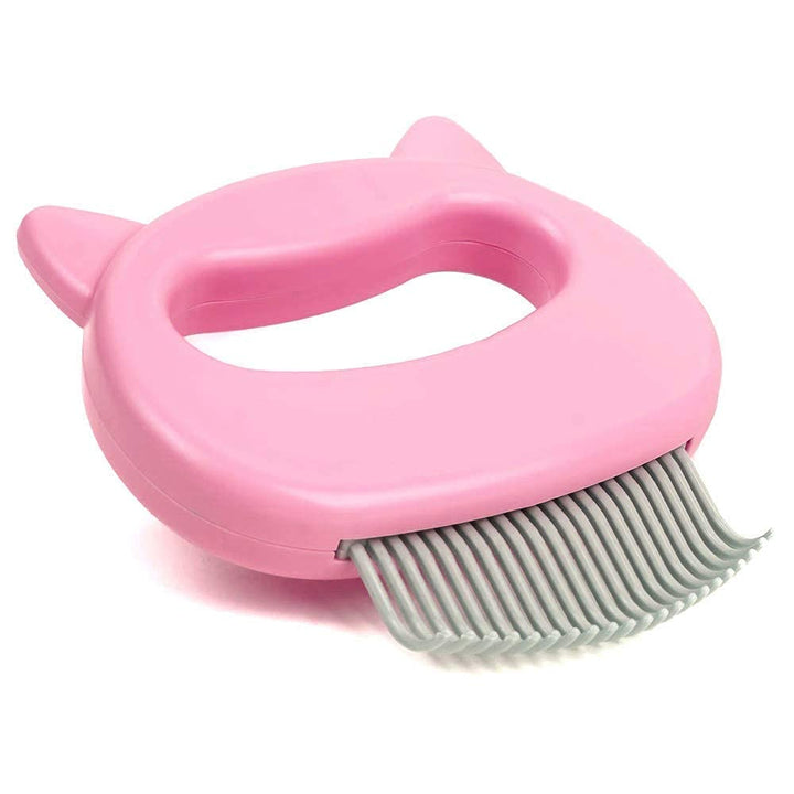 the Original Pet Hair Removal Massaging Shell Comb Soft Deshedding Brush Grooming and Shedding Matted Fur Remover Dematting Tool for Long and Short Hair Cat Dog Puppy Bunny (Mint)