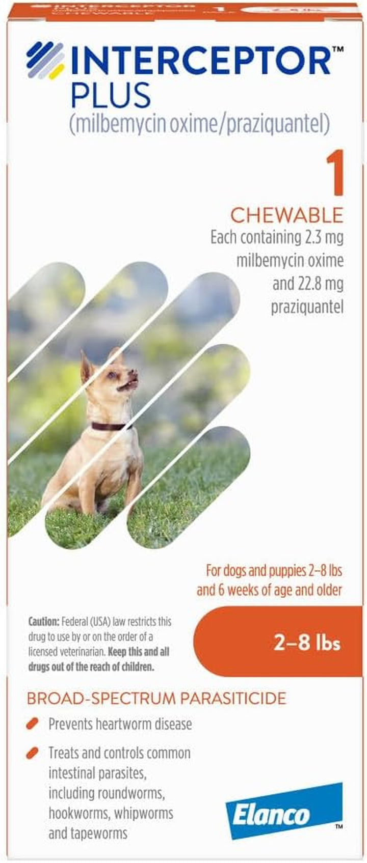 plus Prevention for Heartworm + 4 Other Worms for Dogs 50.1-100 Lbs. | 6 Chews, 6-Month Supply