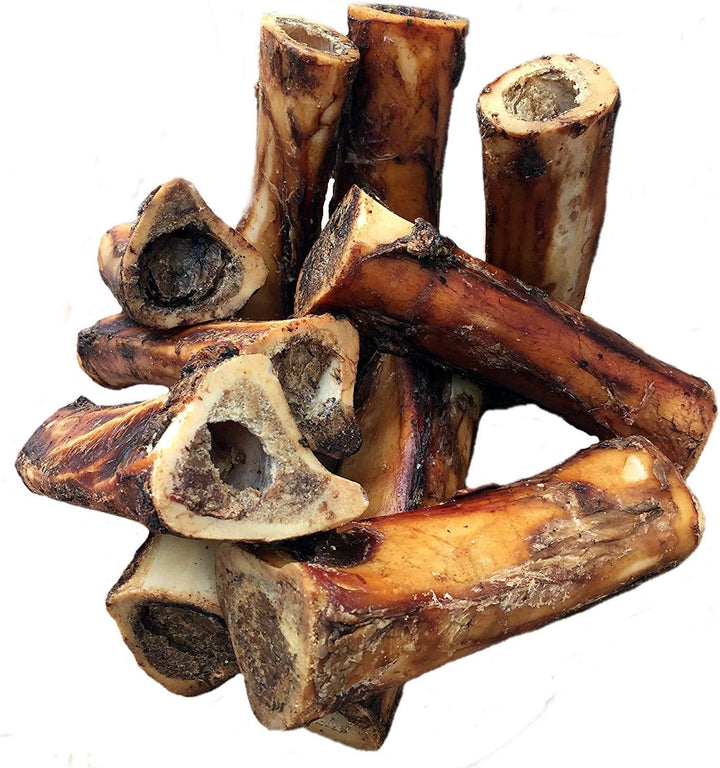Beef Marrow Large Dog Bones Long Lasting for Aggressive Chewers - USA Made Single Ingredient Champ Bones for Large Dogs over 50 Pounds - 3 Pack
