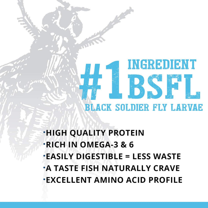 Bug Bites Tropical Fish Food, Small Granules for Small to Medium Sized Fish, 1.6 Oz., A6577