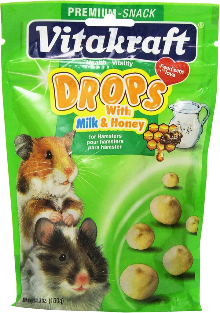 Drops Mini Banana & Cherry Flavor Dwarf Hamster, Rat, and Mouse Treat, 2.5 Oz, Multi
