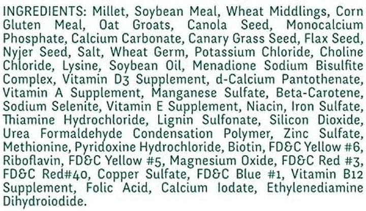 Universal Blend for Small Birds 3 Pounds, Foritified Nutrition