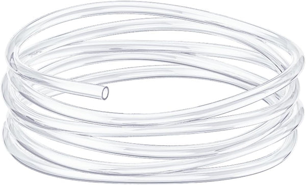 Aquarium Airline Tubing 6.5 Feet Standard 3/16" Aquarium Tubing for Fish Tank Air Pump, Flexible Kink-Resistant Pure PVC Hose for Aquarium Garden Terrarium Pond