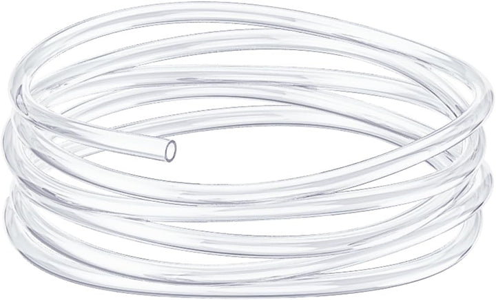 Aquarium Airline Tubing 6.5 Feet Standard 3/16" Aquarium Tubing for Fish Tank Air Pump, Flexible Kink-Resistant Pure PVC Hose for Aquarium Garden Terrarium Pond