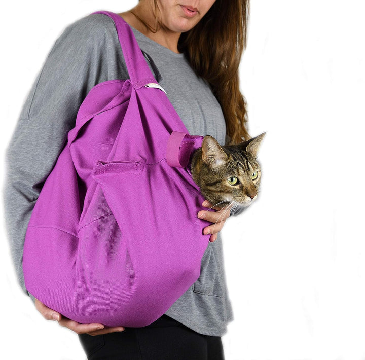 Cozy Comfort Carrier - Large Red Cat Carrier Soft and Pet Carrier for Nail Trimming, Vet Visits, Medication Administration, Dental Care, and Travel