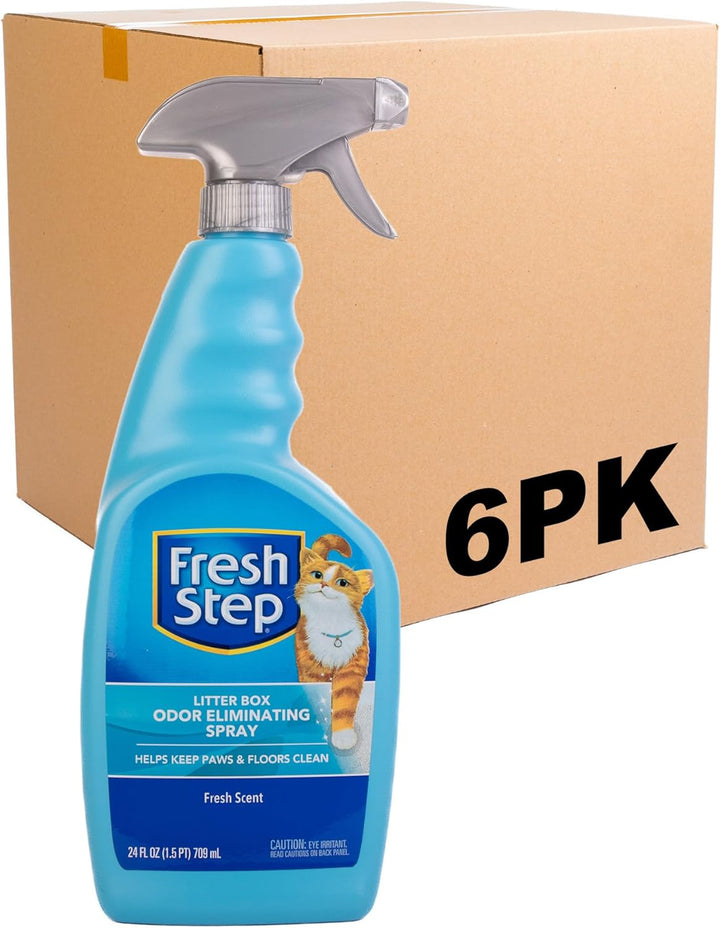 Cat Litter Box Odor Eliminating Spray - Odor Neutralizing Cat Deodorizer Spray for Kitty Litter Box, 24 Fl Oz